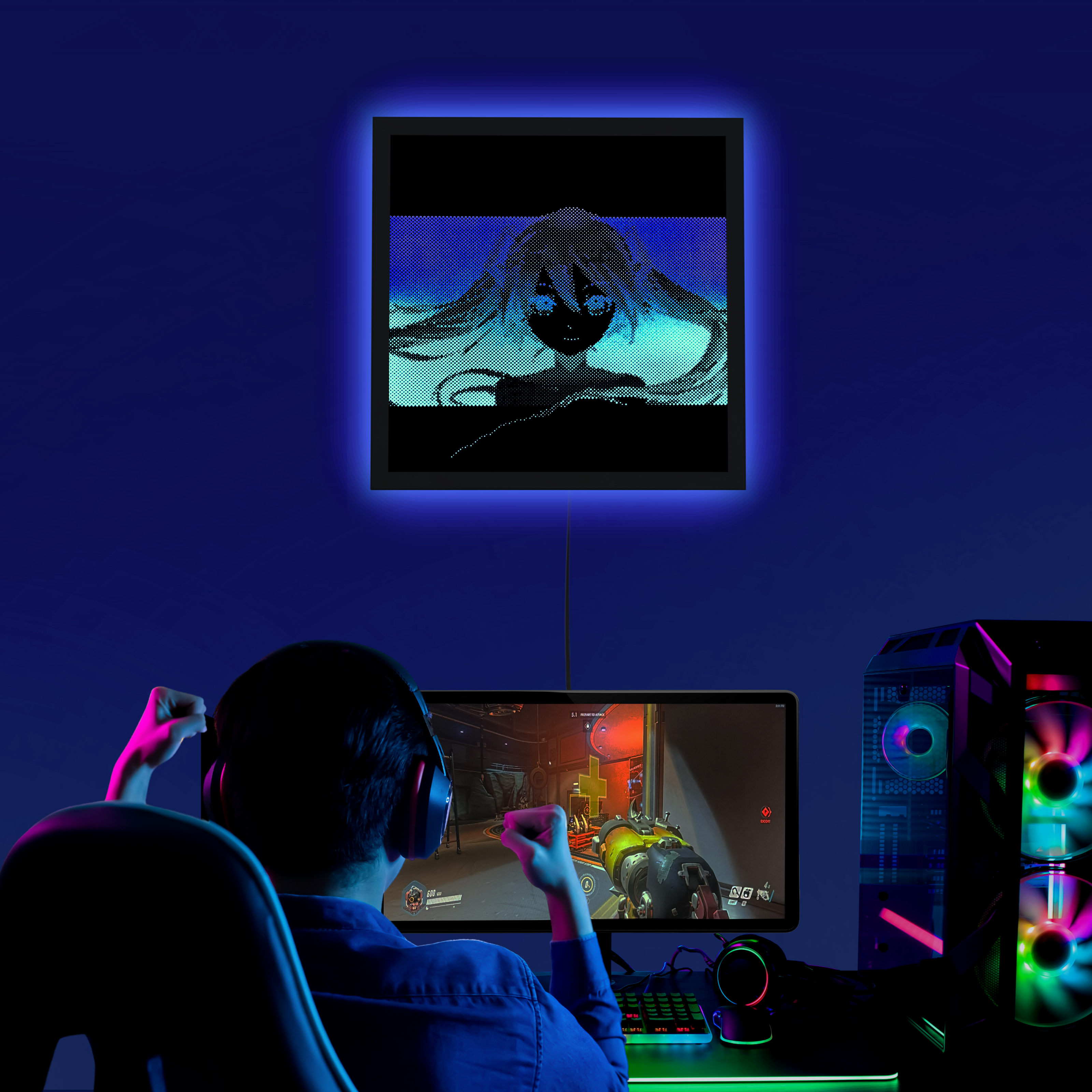 Anime Inspired LED Panel